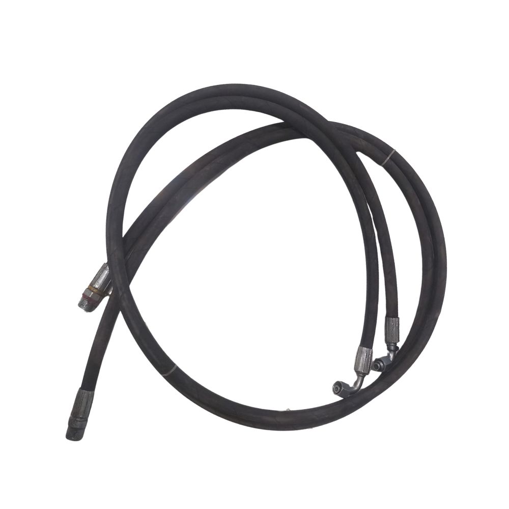 شیلنگ گازوئیل شیشه ای فنر دار پرس شده رفت گازوئیل500cm باعدد سر حلقه ای 14